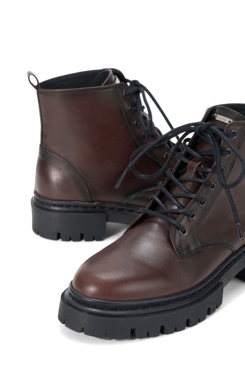 Staud Henry Combat Boot In Brown