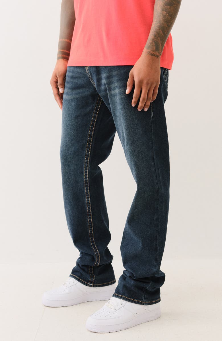 True Religion Ricky Big T Straight Leg Jeans, Alternate, color, Ibzd - Dark Sultry