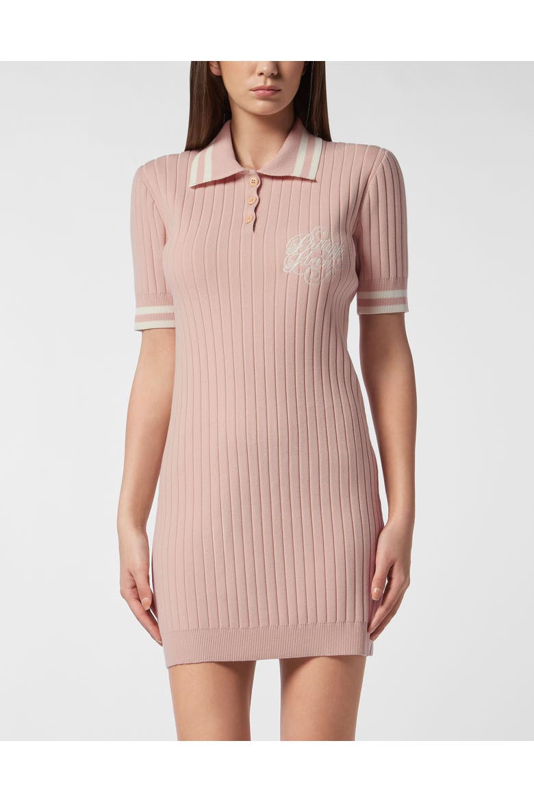 Knit Day Dress Women, Main, color, rose/pink