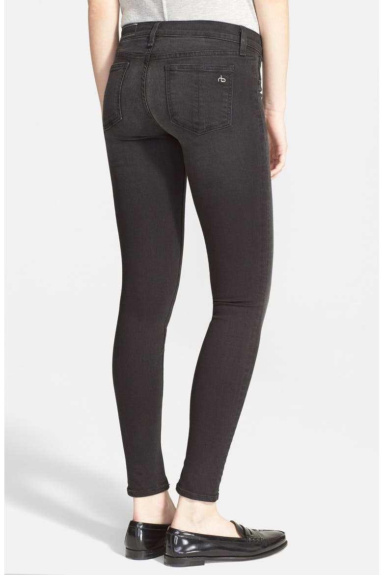 Denim Leggings, Alternate, color, NIGHT