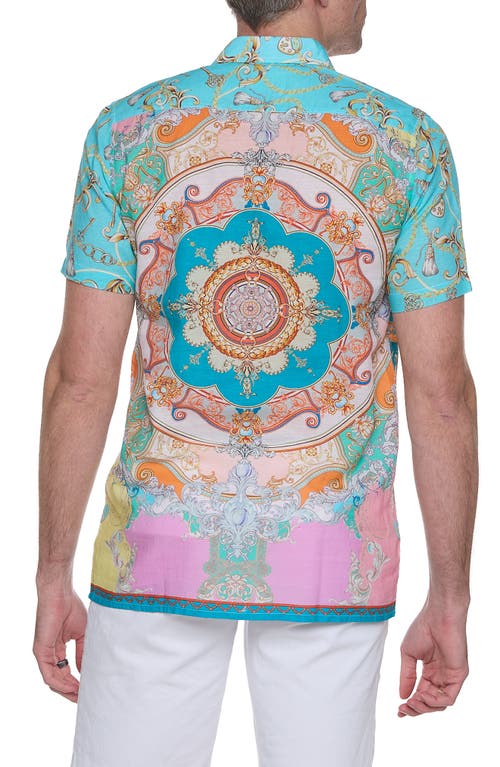 Shop Ranee's Ranees Printed Linen & Cotton Shirt