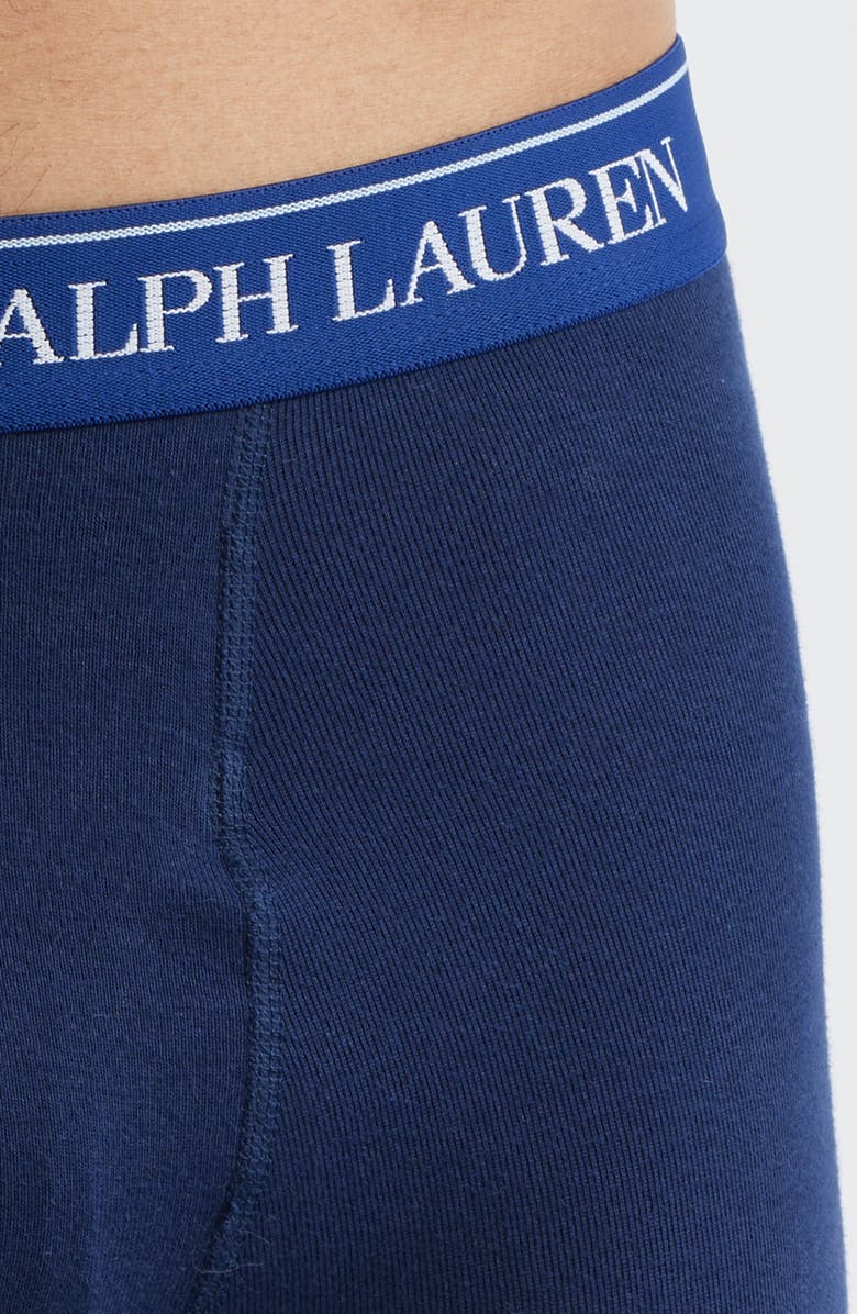 Polo Ralph Lauren 3-Pack Cotton Boxer Briefs, Alternate, color, Cruise Navy