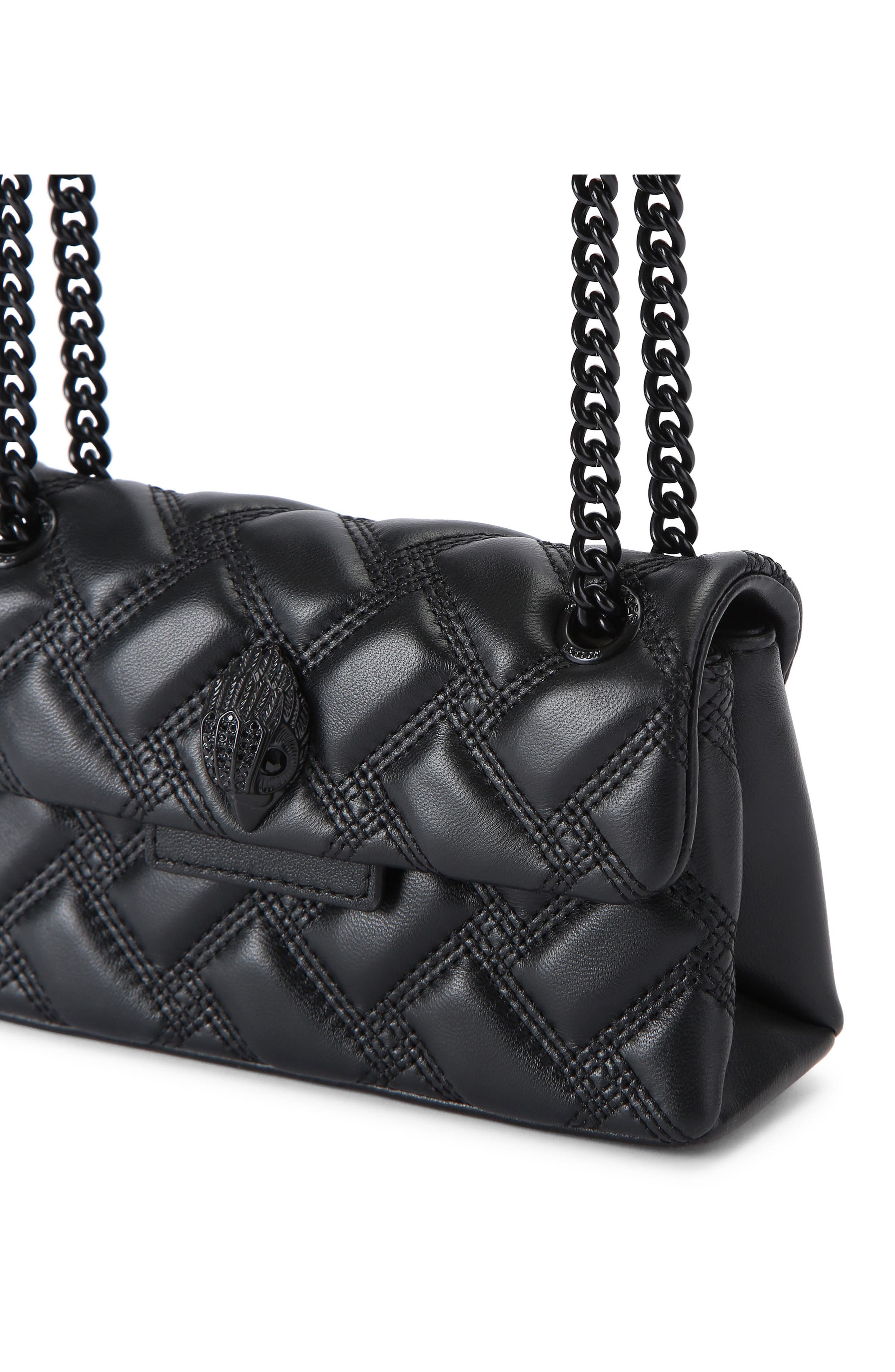 Kurt Geiger London Kensington 17 Convertible Shoulder Bag, Alternate, color, Black