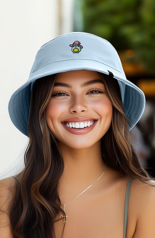 Dalix Sorcerer Frog Bucket Hat In Forever Blue