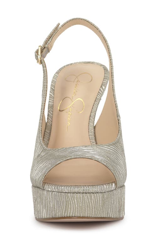 Jessica Simpson Sibilla Slingback Platform Sandal In Multi