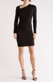 Tart Ruth Asymmetric Neck Midi Dress