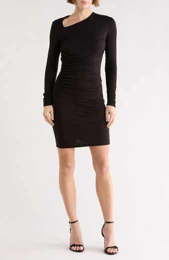 Tart Ruth Asymmetric Neck Midi Dress