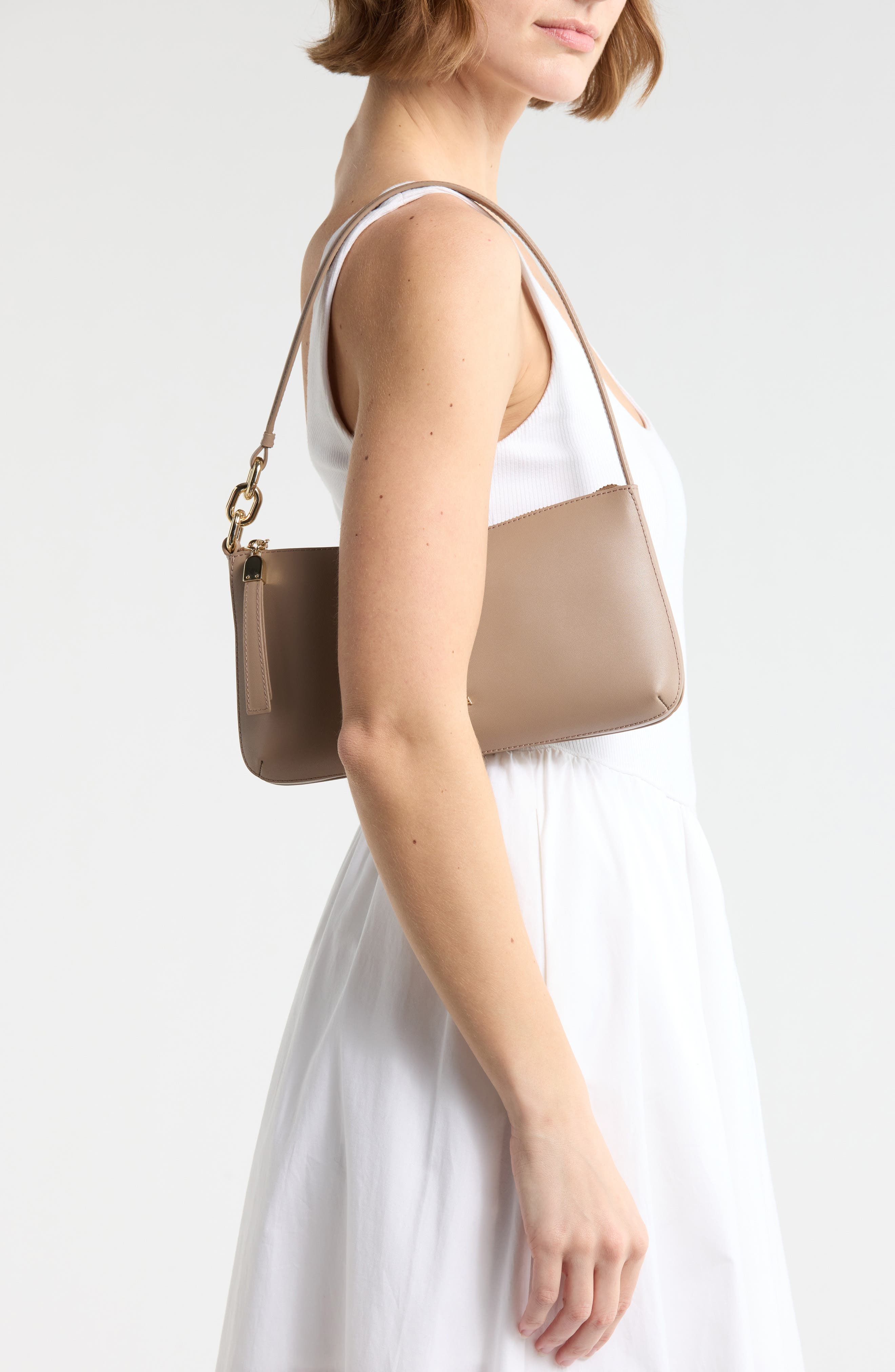 Cassiopea Mini Shoulder Bag, Alternate, color, TAUPE