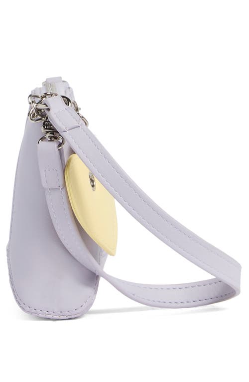 Steve Madden Zip Pouch Wristlet In Purple