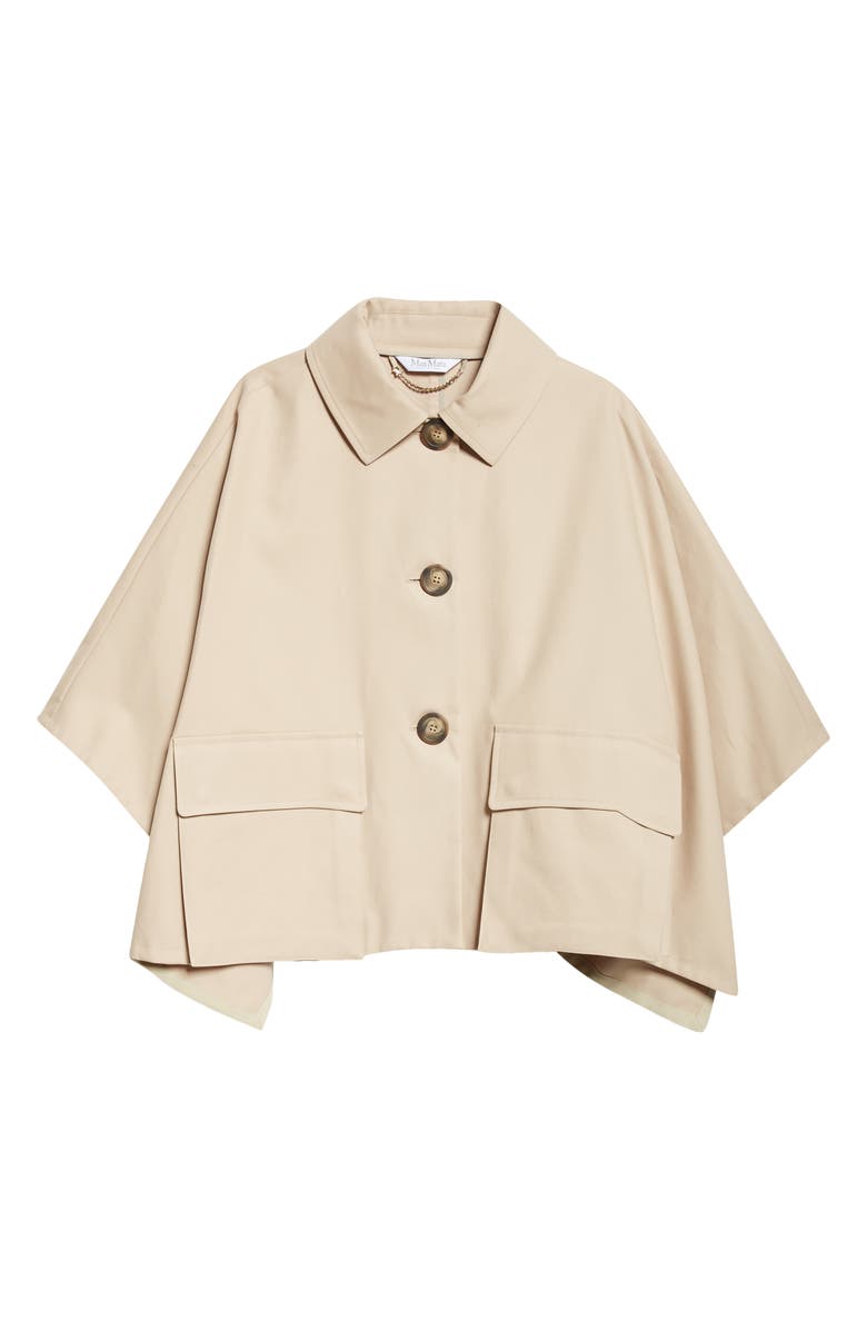 Max Mara Fred Cotton Cape, Main, color,