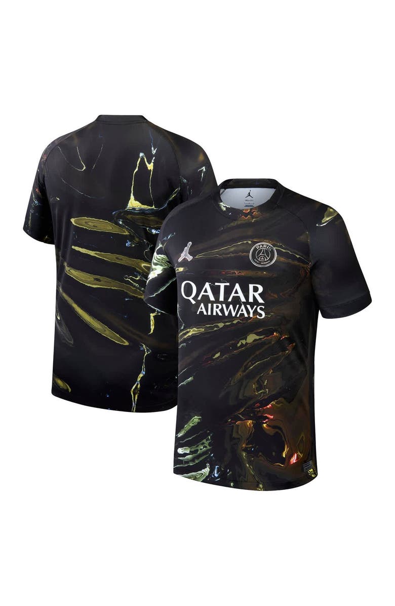 Jordan Brand Men's Jordan Brand Black Paris Saint-Germain 2025/26 Night Edition Stadium Replica Jersey, Main, color, Black