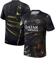 Jordan Brand Men's Jordan Brand Black Paris Saint-Germain 2025/26 Night Edition Stadium Replica Jersey