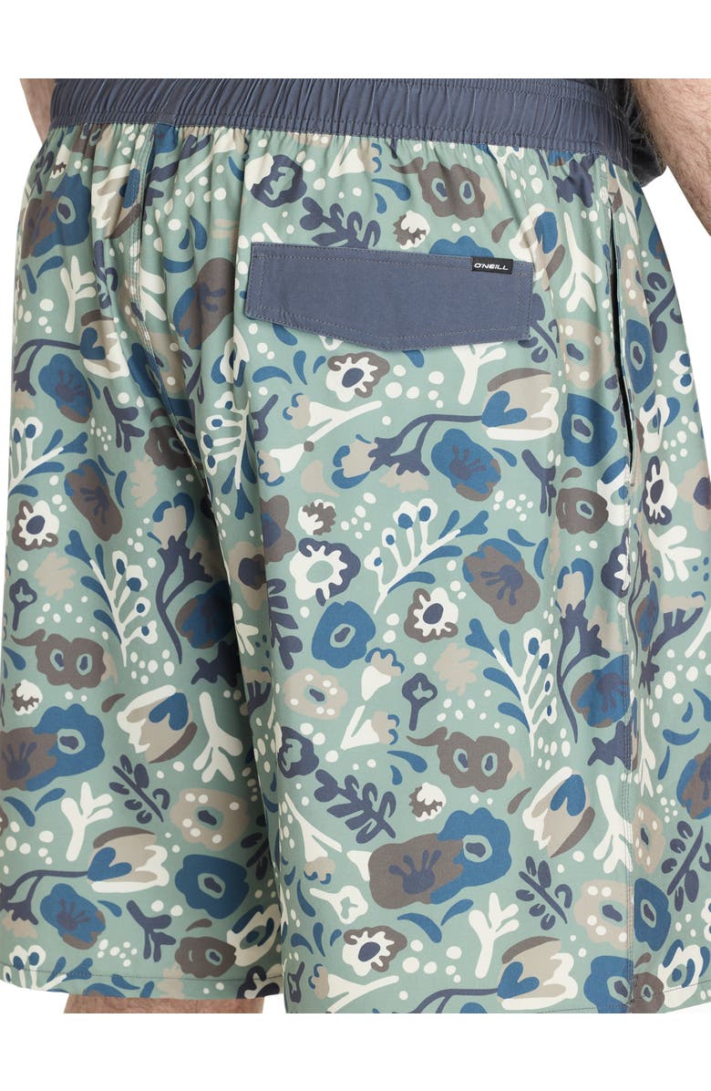 O'Neill Big & Tall Hermosa Board Shorts, Alternate, color, Sage