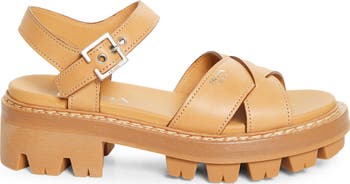 Prada Crisscross Platform Sandal (Women) | Nordstrom