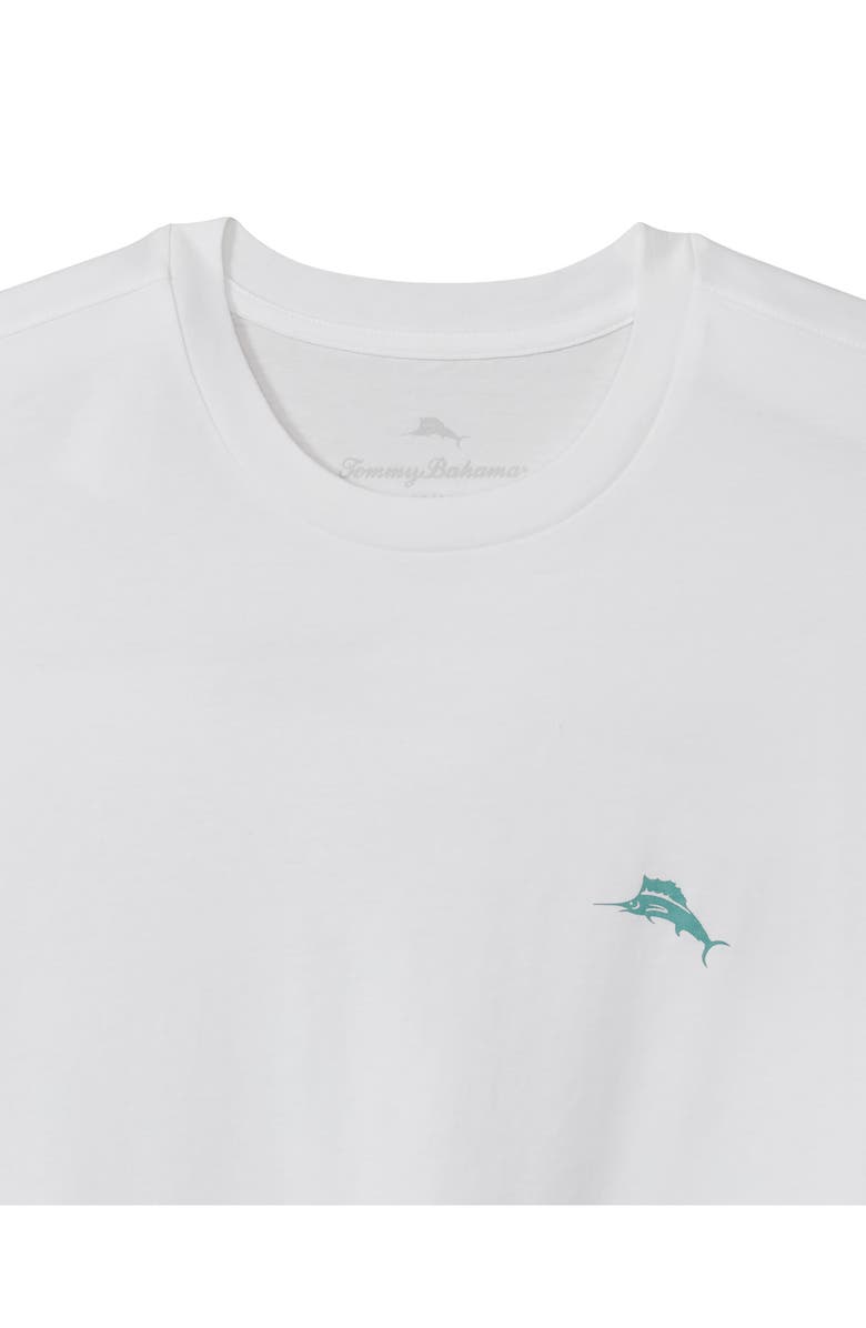 Tommy Bahama Down by the Ray Cotton Graphic T-Shirt, Alternate, color, White