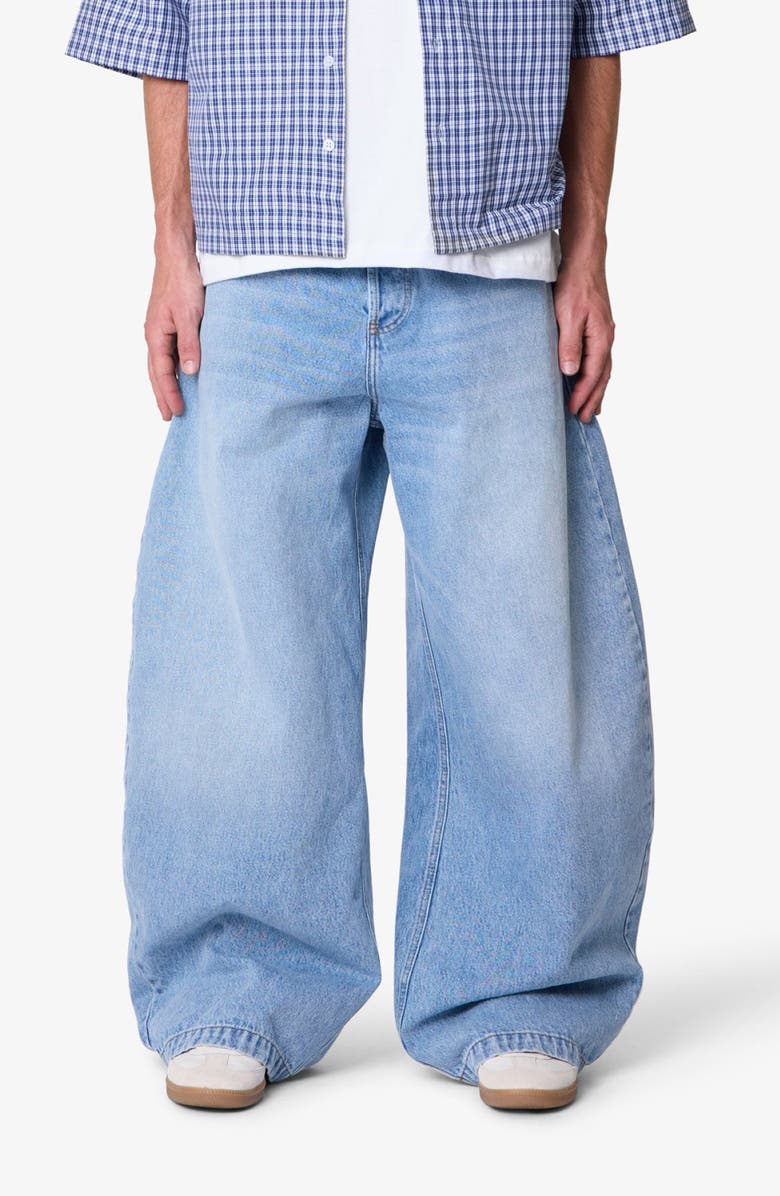 mnml Wide Leg Barrel Jeans, Main, color, 
