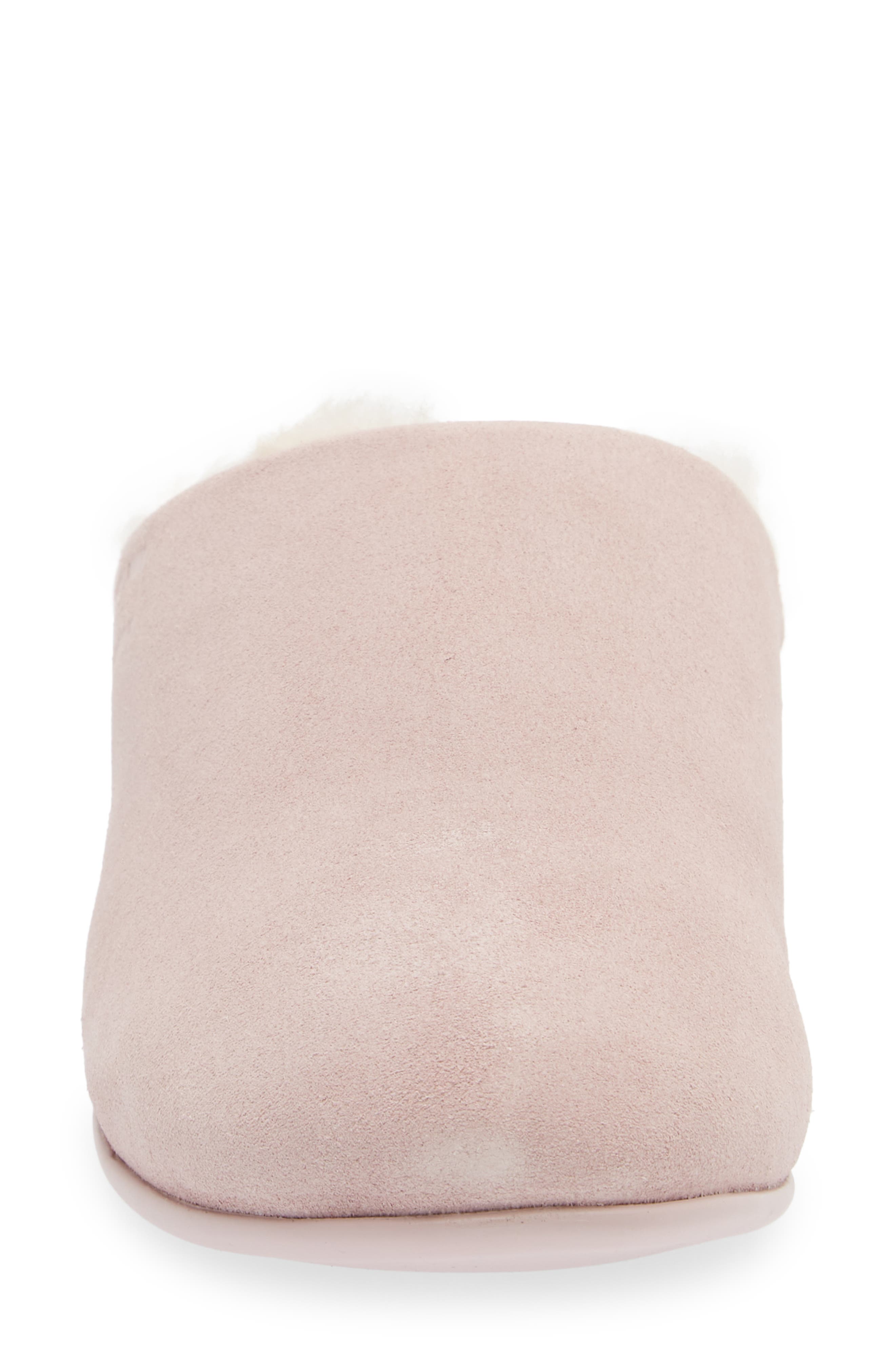 Chrissy Genuine Shearling Lined Mule, Alternate, color, SOFT LILAC