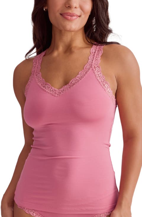 Iconic Lace Trim Camisole with Shelf Bra