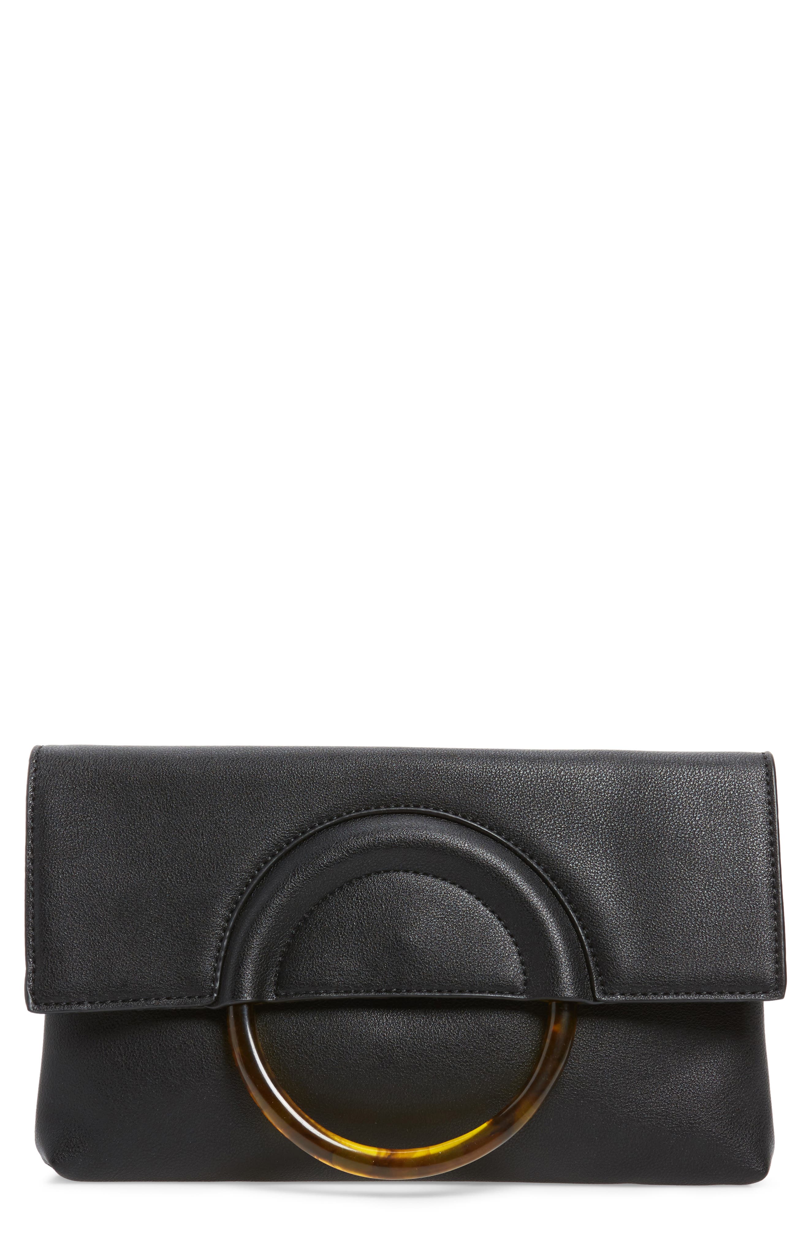 Leith Resin Handle Clutch, Main, color, 