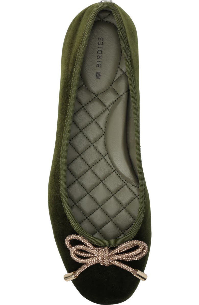 Birdies The Hummingbird Flats Velvet, Alternate, color,