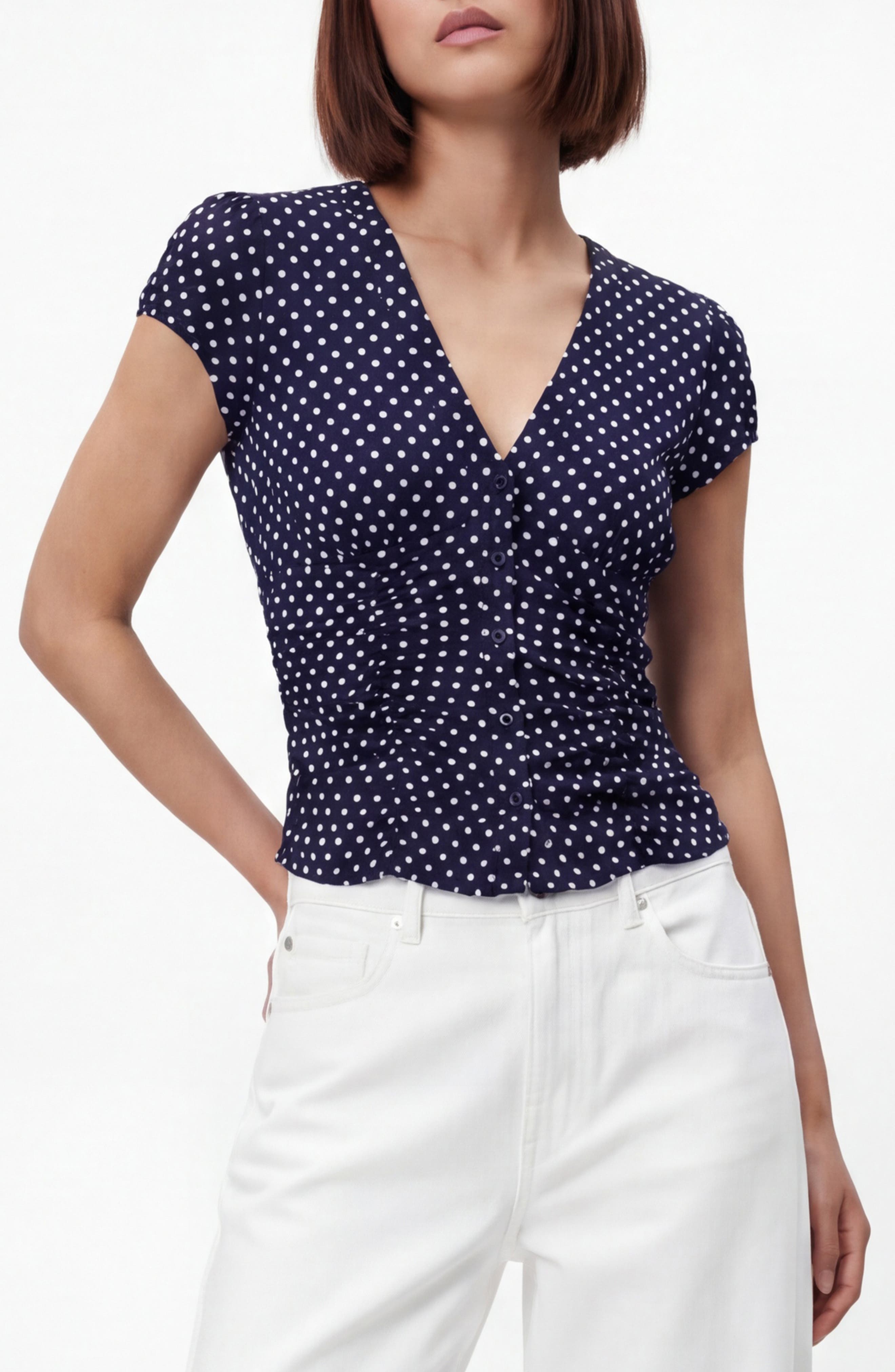 BY DESIGN Hazel Buttoned Top