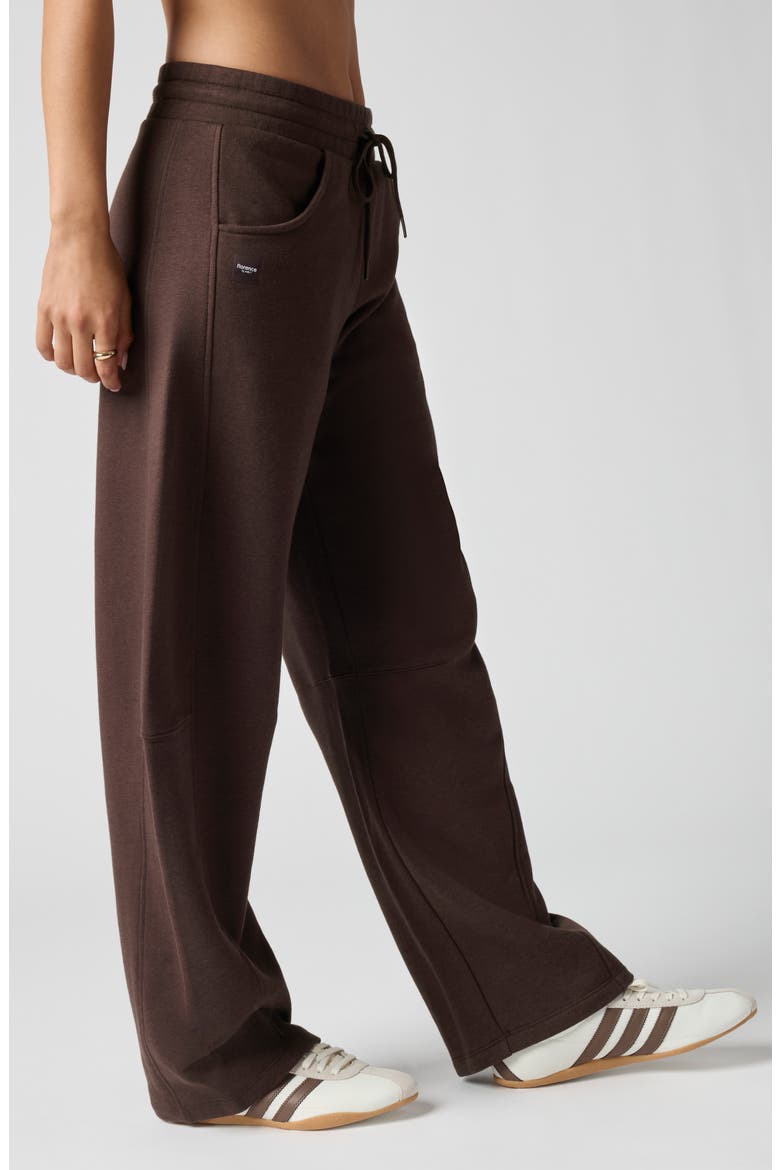Barrel Leg Sweatpants, Alternate, color, CANYON BROWN