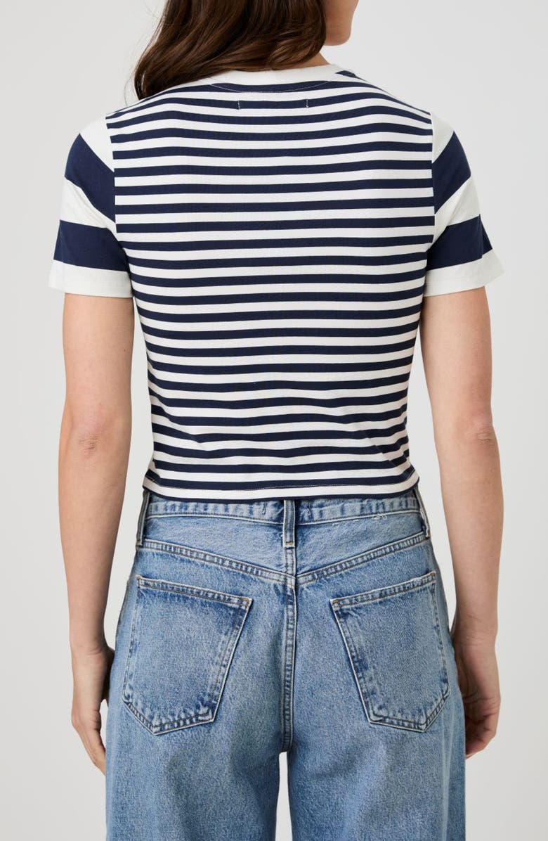 French Connection Rallie T-Shirt, Alternate, color, Navy Mix Stripes
