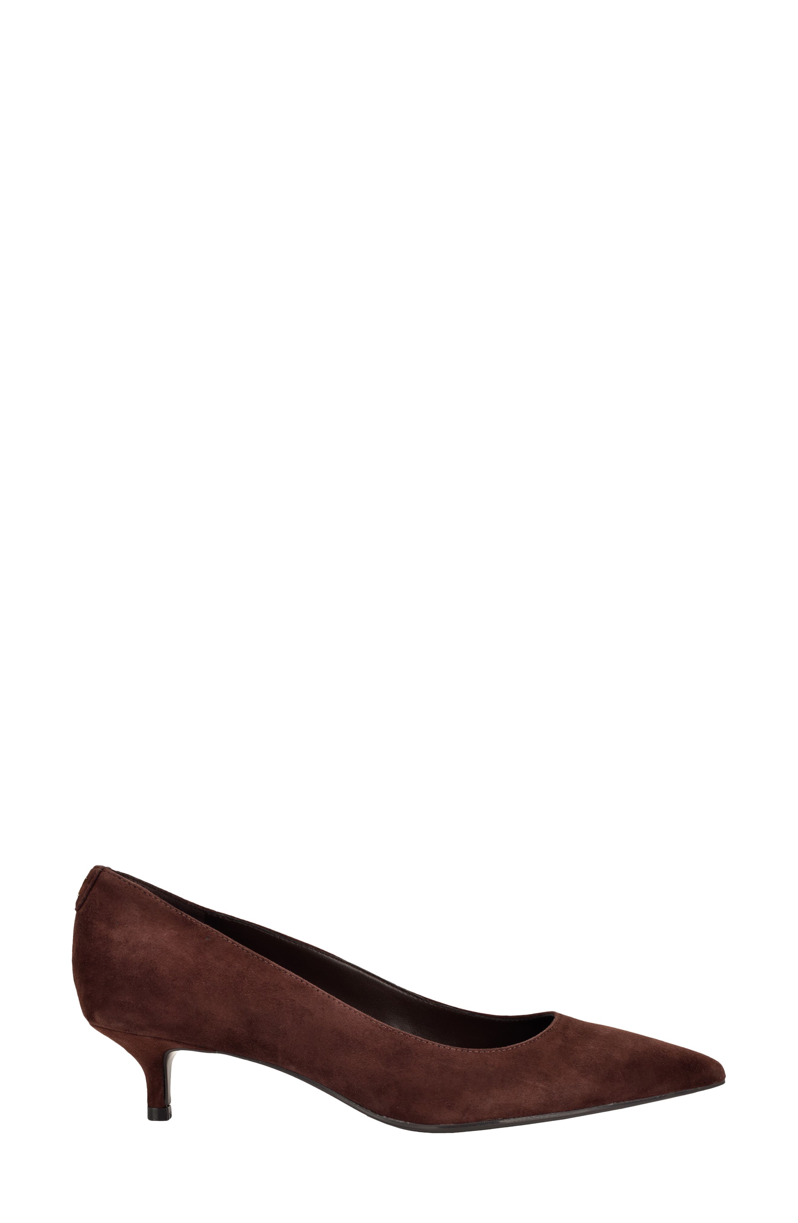 Roxanna Pointed Toe Pump, Alternate, color, DARK BROWN