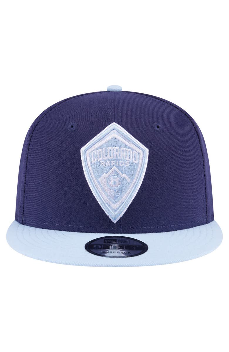 New Era Men's New Era Navy Colorado Rapids Color Pack Two-Tone 9FIFTY Snapback Hat, Alternate, color, Navy