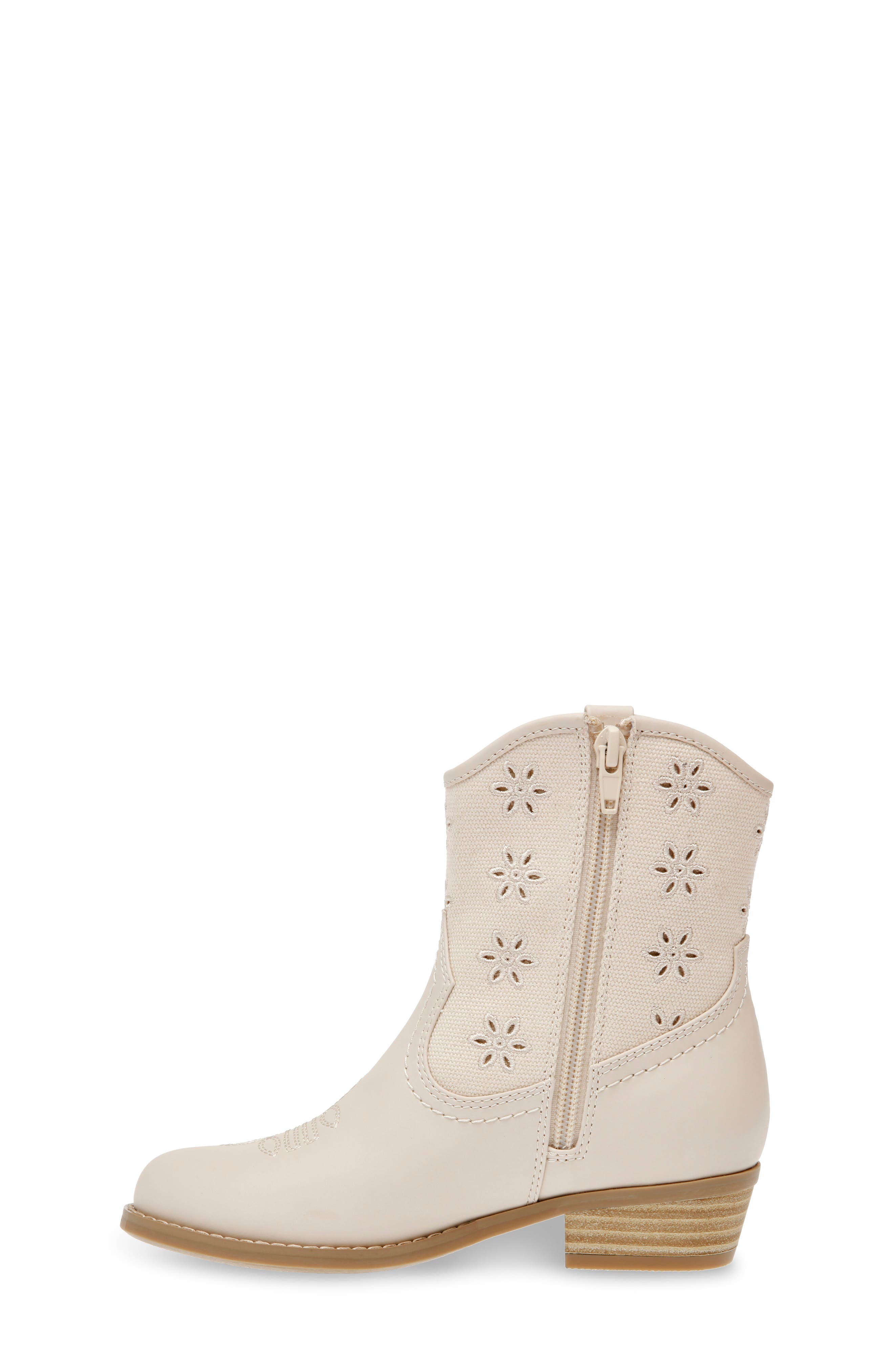 DV by Dolce Vita Kids' Lucia Western Boot, Alternate, color, Off White