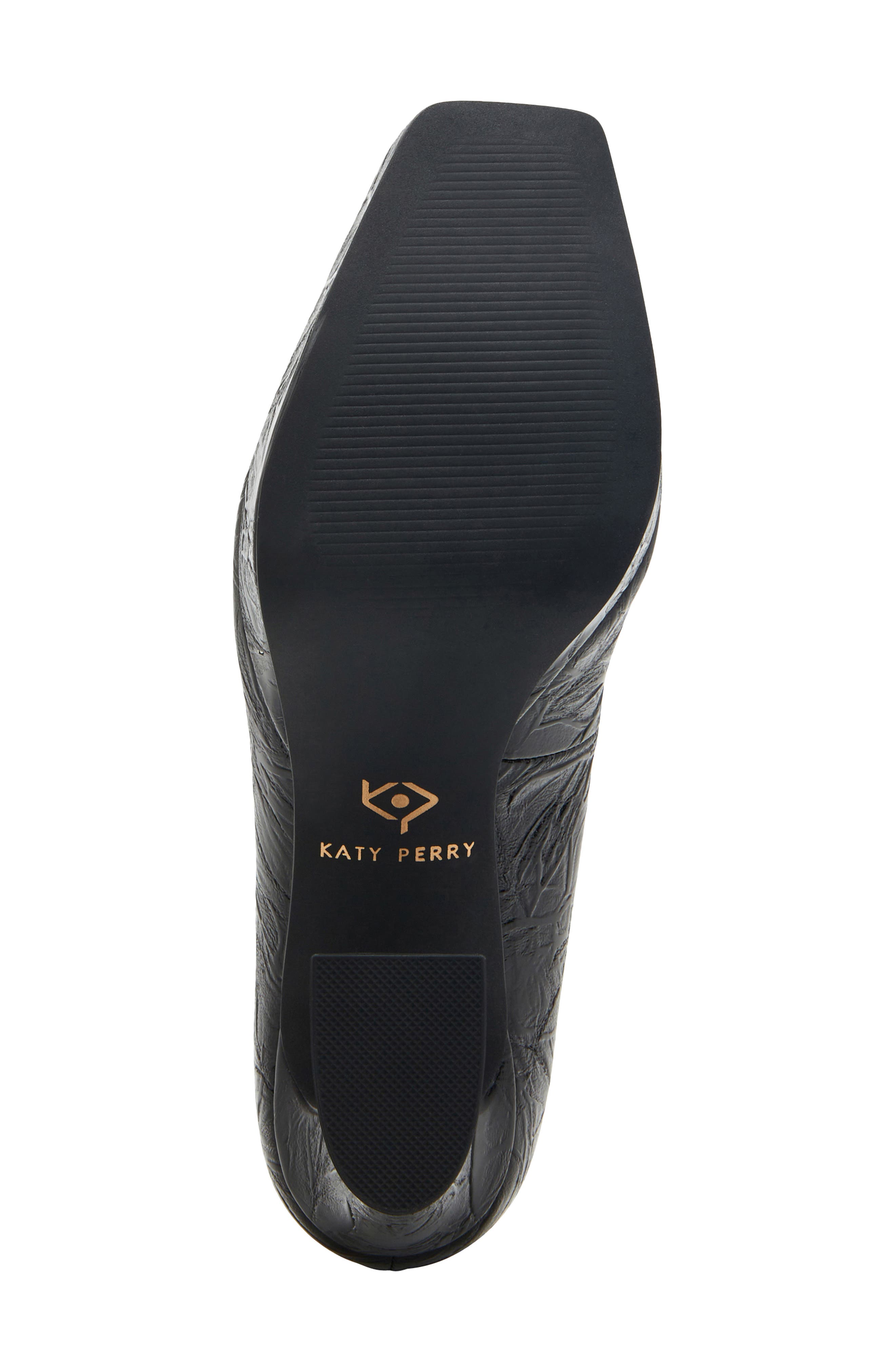 The Square Platform Pump, Alternate, color, BLACK