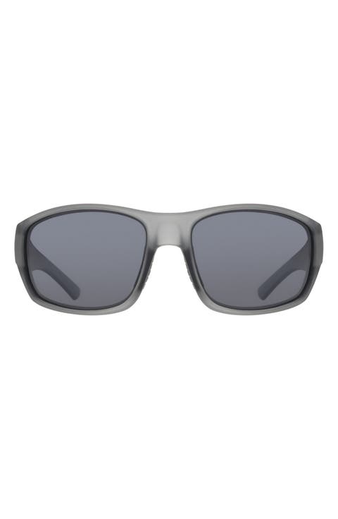 64mm Oversize Rectangular Sunglasses
