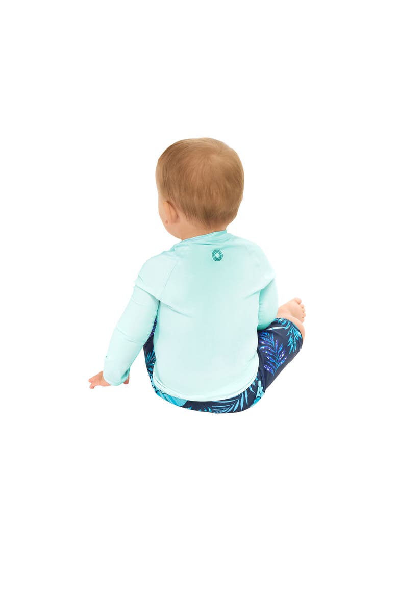 Baby's Long Sleeve Crew Neck Top for Sun and UV Protection, Alternate, color, Mint