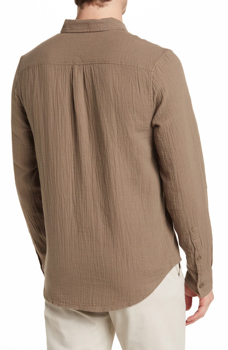 Lucky Brand Ballona Cotton Long Sleeve Button-Up Shirt, Alternate, color, 