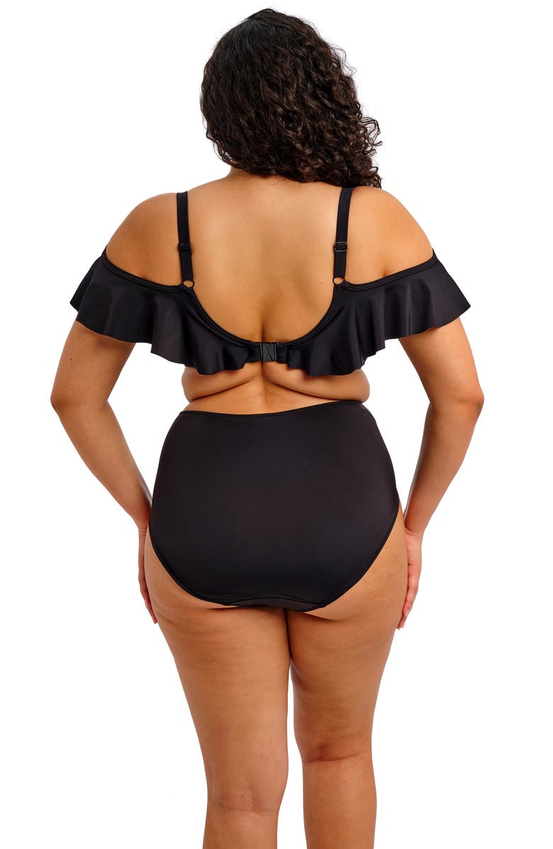 Elomi Plain Sailing Ruffle Underwire Bikini Top, Alternate, color,