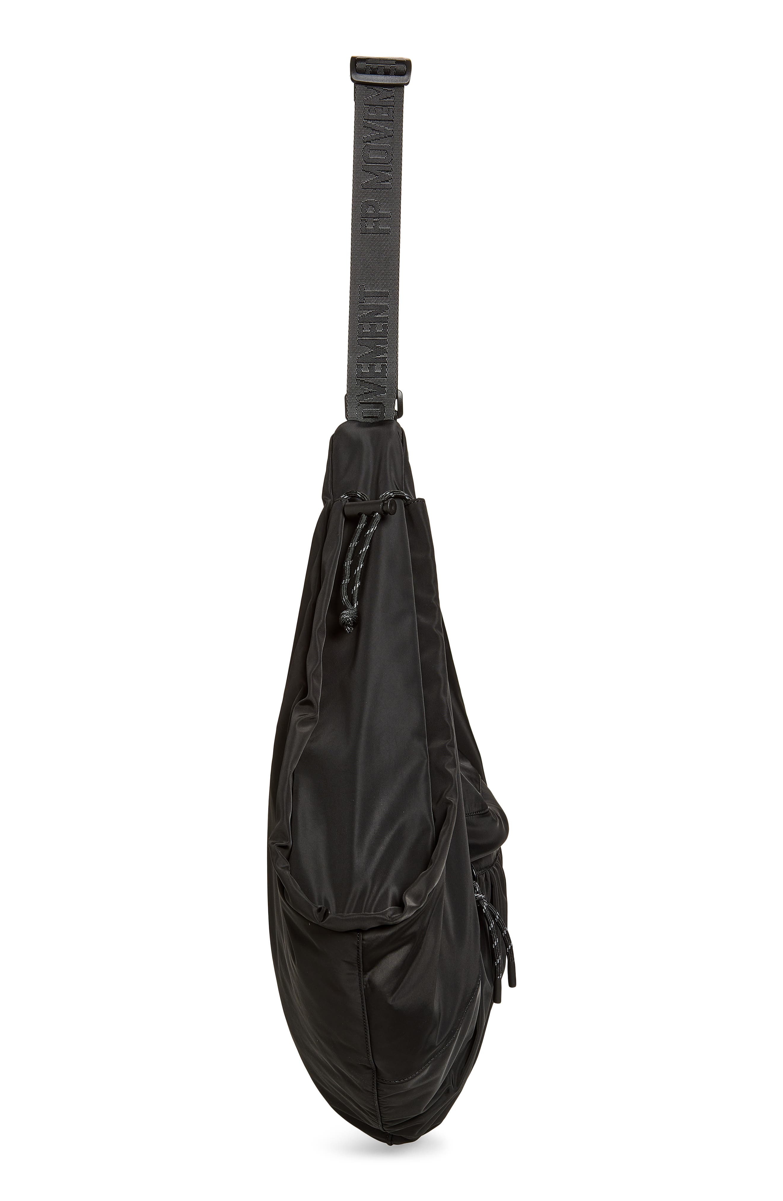 Freestyle Cinched Tote, Alternate, color, BLACK