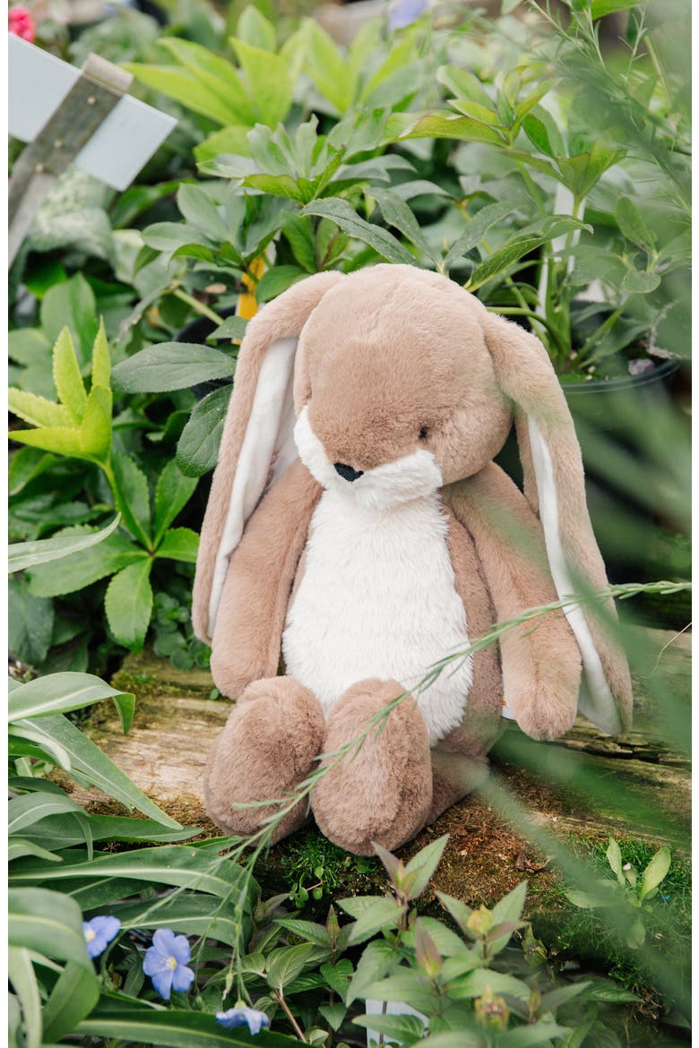 Little Floppy Nibble Bunny Stuffed Animal, Alternate, color, BROWN
