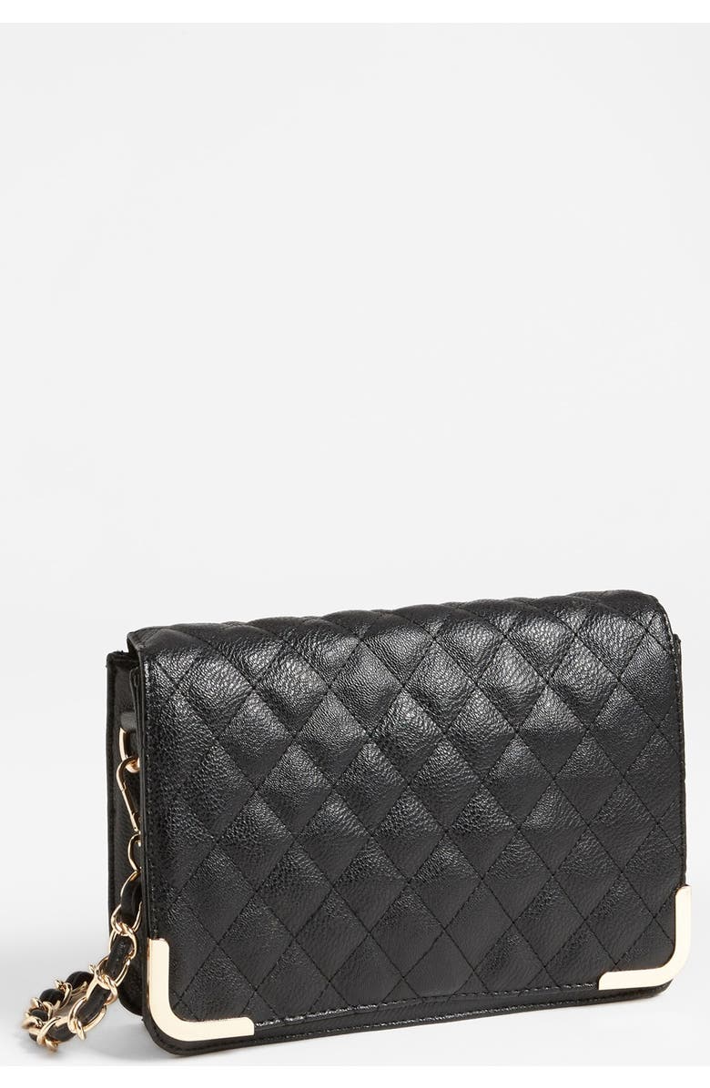 NB Handbags Quilted Crossbody Bag, Main, color,