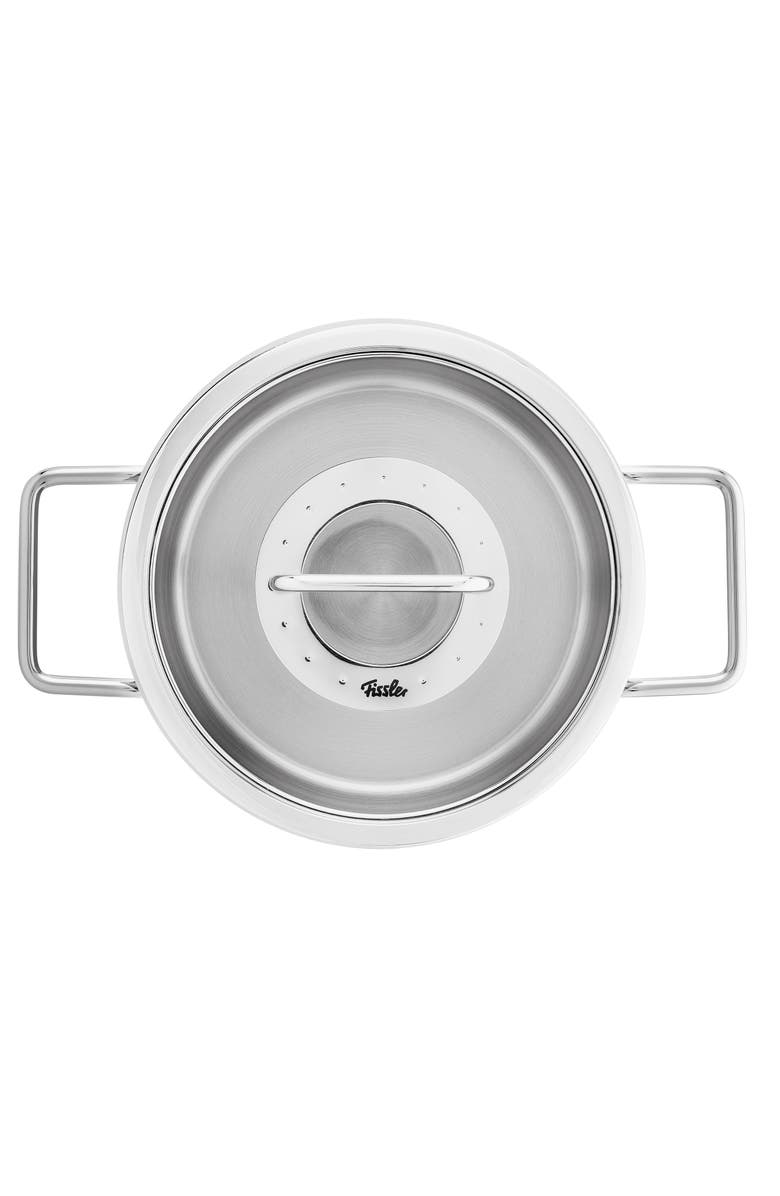Fissler Pure Collection Stainless Steel Stock Pot with Glass Lid, Alternate, color, Stainless Steel