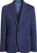 Peter Millar Barrett Windowpane Plaid Wool Sport Coat