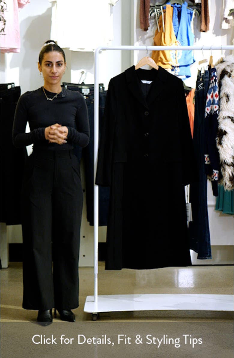 Kate Cashmere Coat, sales video thumbnail