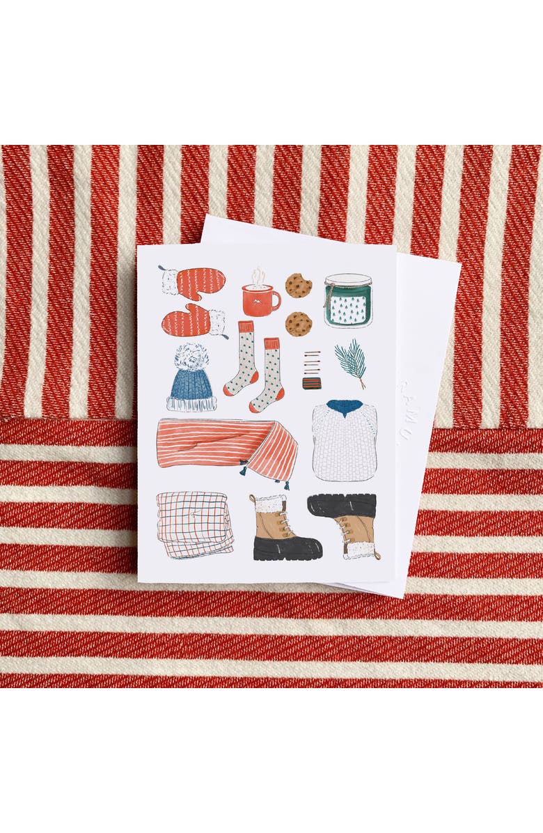 Ramus & Co Ski Santa, Jolly Traditions, Winter Essentials Winter/Holiday/Christmas Greeting Card Pack Sets, Alternate, color, Multi-Pack