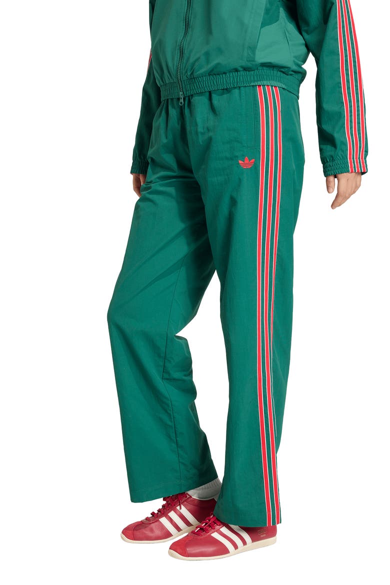 SST 3-Stripe Classic Track Pants, Main, color, COLLEGIATE GREEN