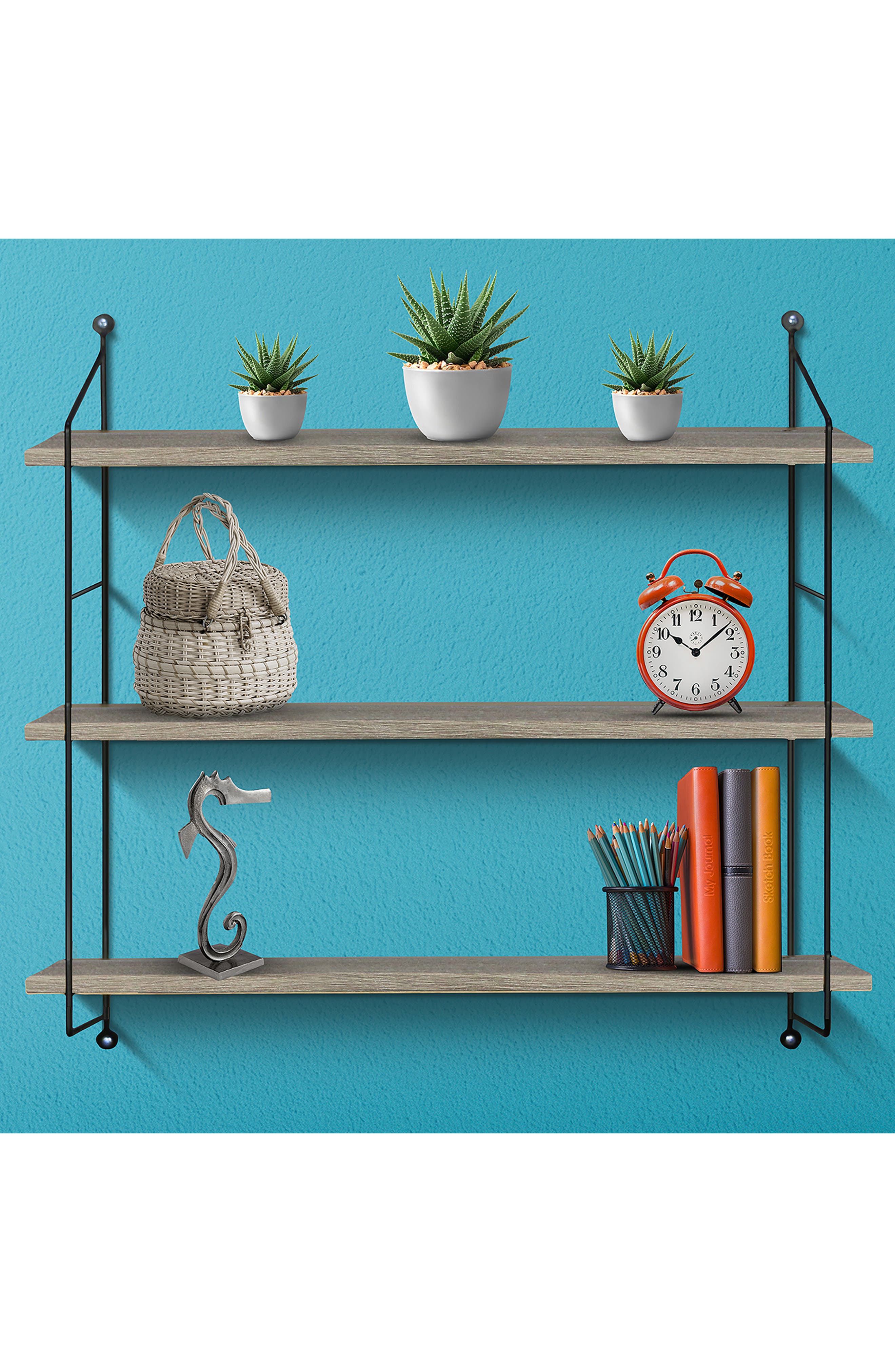 SORBUS Grey 3-Tier Floating Shelf | Nordstromrack
