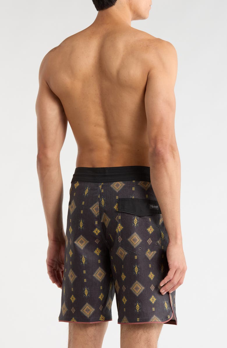 Volcom Desert Dobby Stoney Board Shorts, Alternate, color, Black