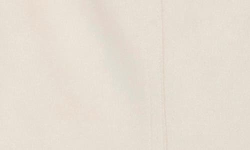 Elie Elie Tahari Collared Faux Suede Jacket In Bone