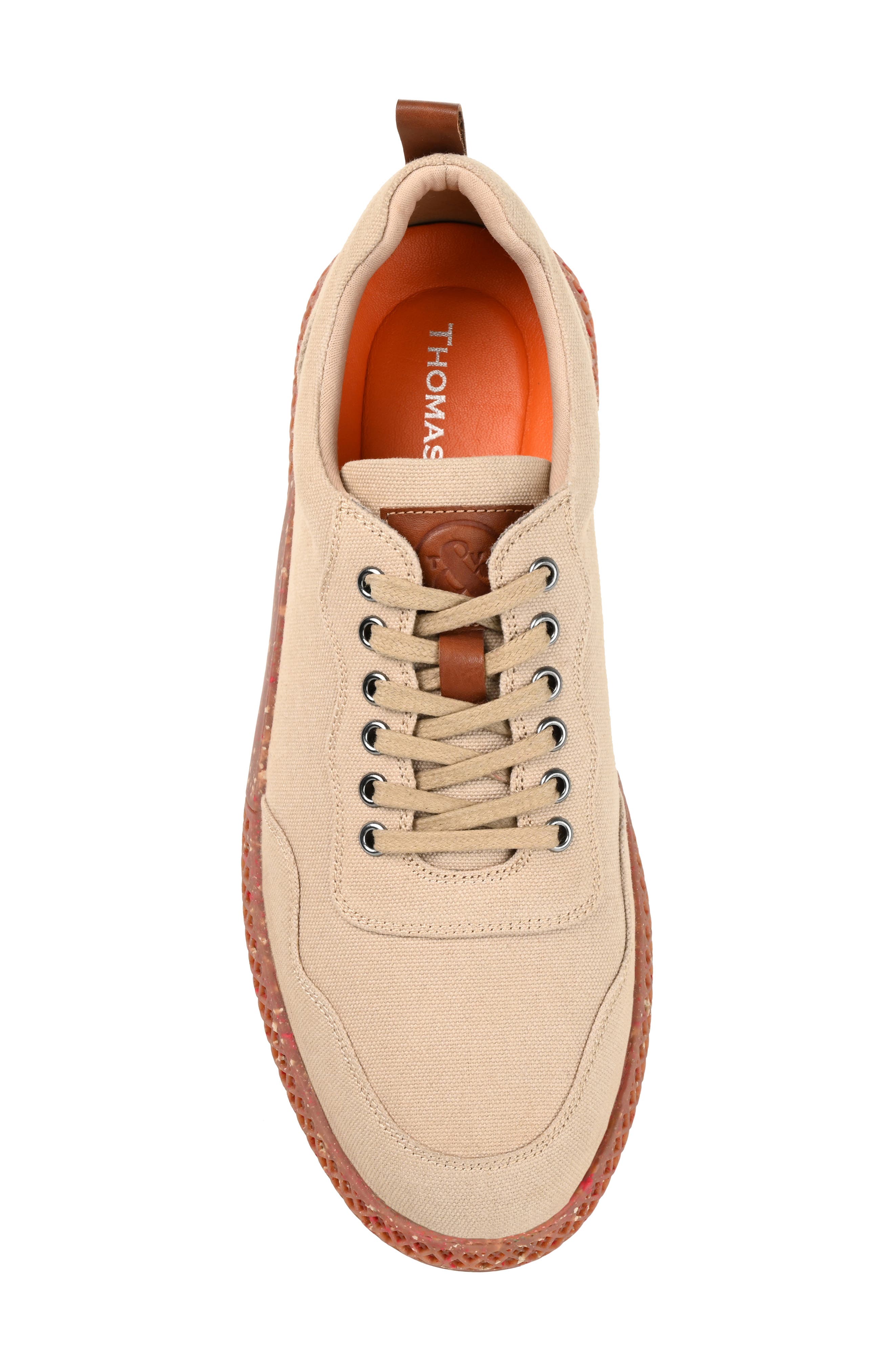 Thomas & Vine Kemp Textile Lace-Up Sneaker, Alternate, color, Tan