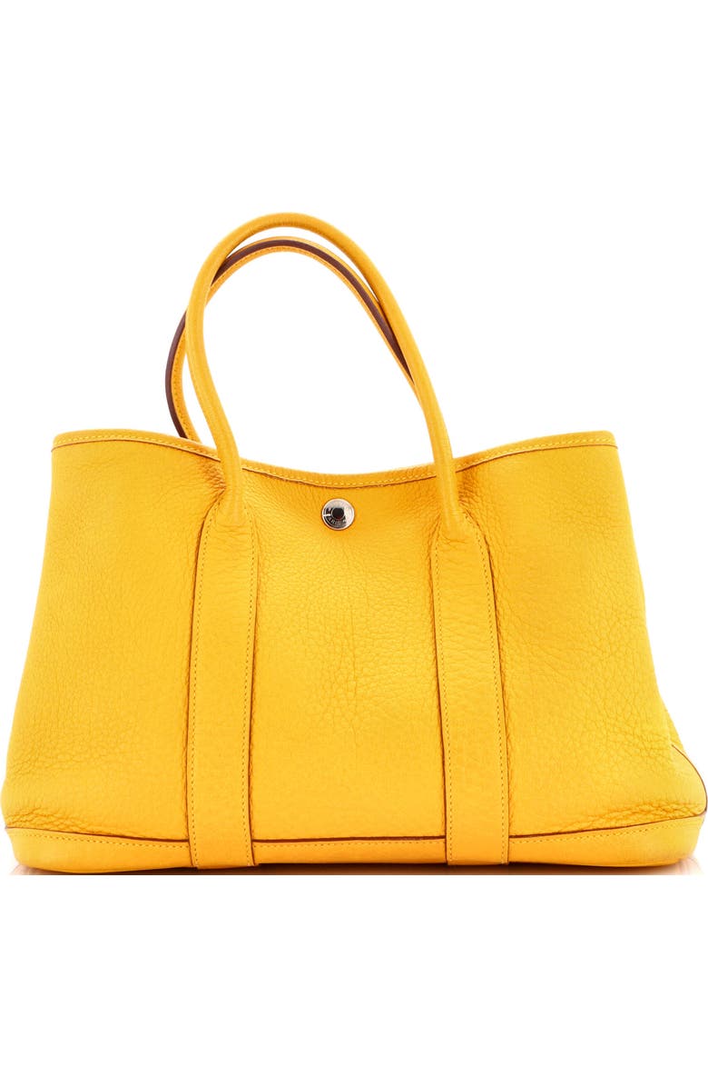 Pre-Owned Hermes Garden Party Tote Leather 30, Main, color,