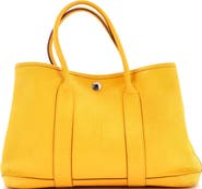 Pre-Owned Hermes Garden Party Tote Leather 30