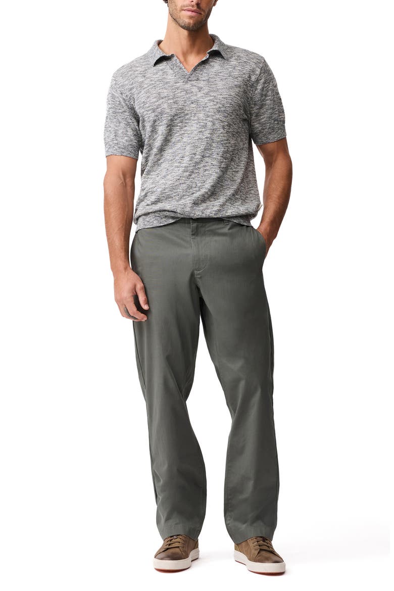 Poison Bay Linen & Cotton Slub Polo, Alternate, color, BLACK PEARL